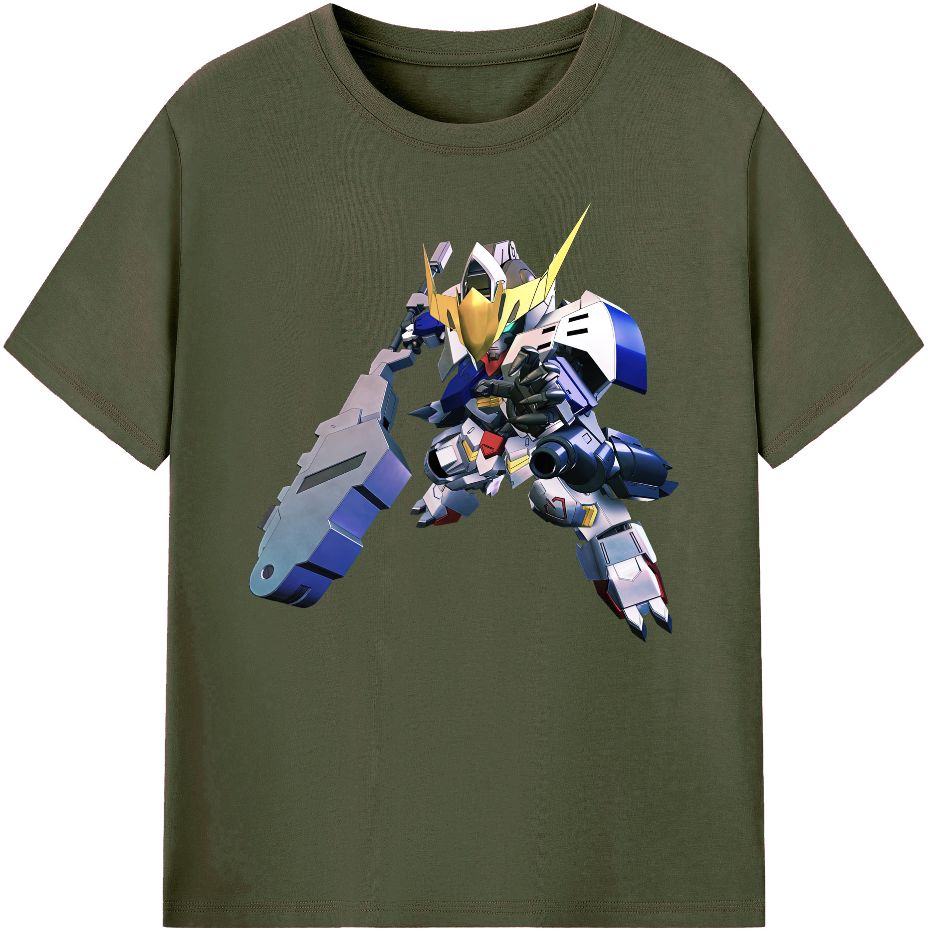（画像用） 機動戦士ガンダム Mobile Suit Gundam 綿100％ メンズ半袖Tシャツ｜肌触りやわらか＆通気性
